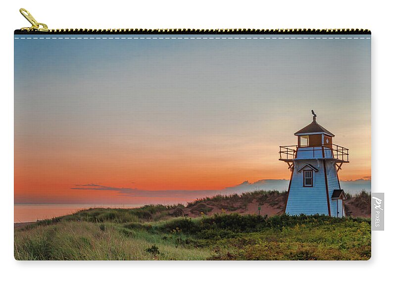 Pastel Carry-all Pouch featuring the photograph Daybreak at Covehead by Marcy Wielfaert