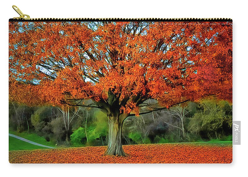 Autumn Carry-all Pouch featuring the photograph Definitely One of a Kind by Jack Wilson