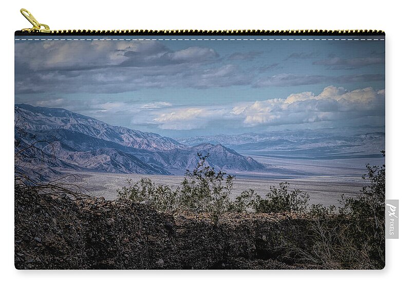 Desert Zip Pouch featuring the photograph Desert Landscape by Jim Cook