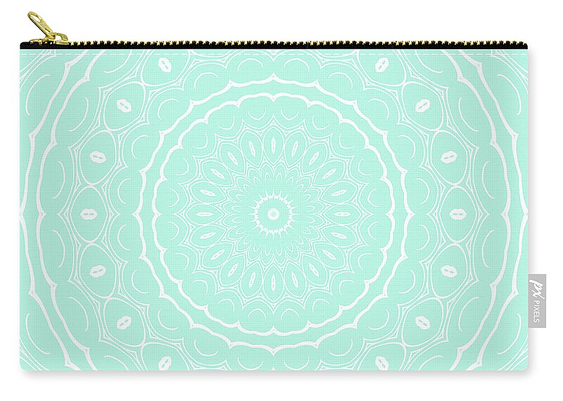 Digital Art Zip Pouch featuring the digital art Digital Art 70 by Angie Tirado