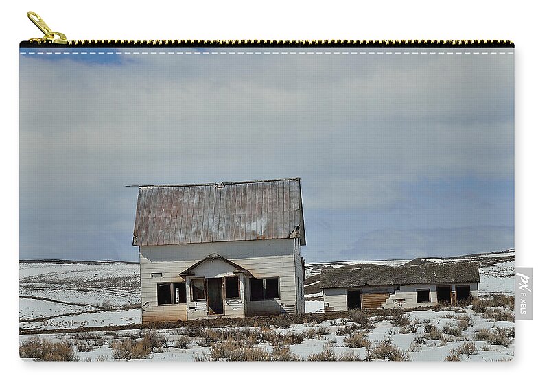 House Zip Pouch featuring the photograph Disused And Unloved by Kae Cheatham
