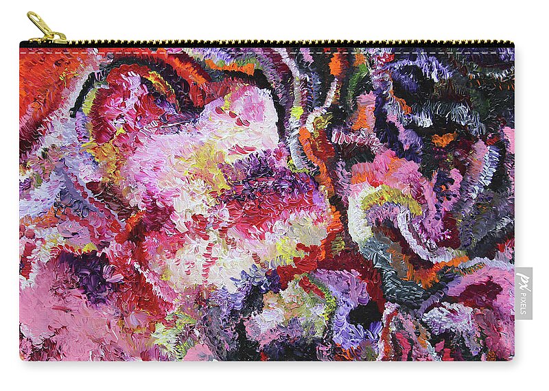 Fusionart Zip Pouch featuring the painting Dragon by Ralph White