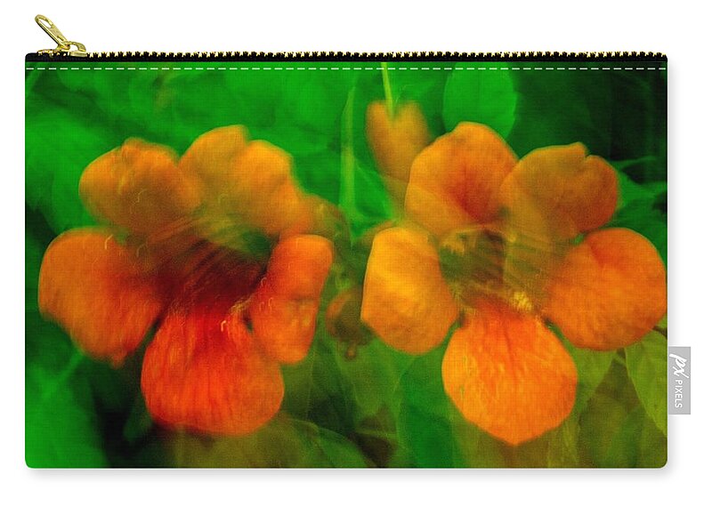 Flower Zip Pouch featuring the photograph Dreamy Sweetness by Ivars Vilums