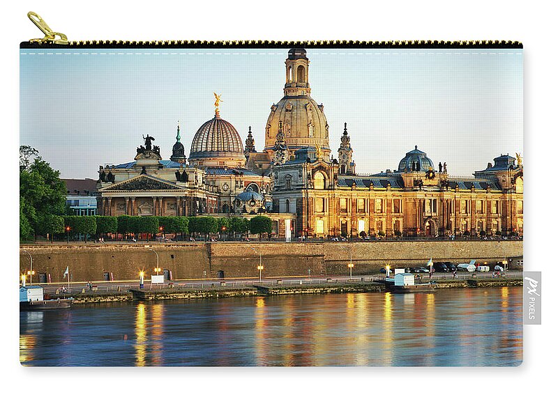 Art Zip Pouch featuring the photograph Dresden, Germany by Nikada