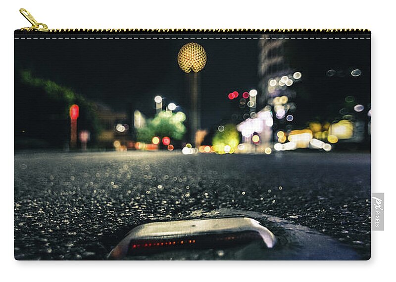 Reunion Zip Pouch featuring the photograph Dropped Pin by Peter Hull