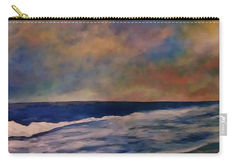 Beach Zip Pouch featuring the photograph Drops of the Ocean by Christy Saunders Church