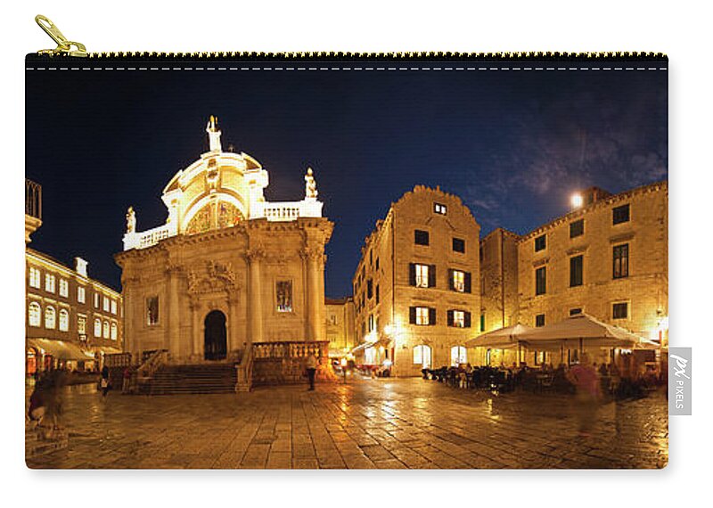People Zip Pouch featuring the photograph Dubrovnik by Ugurhan