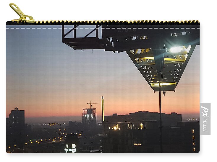 Sunrise Zip Pouch featuring the photograph Early Morning by Peter Wagener