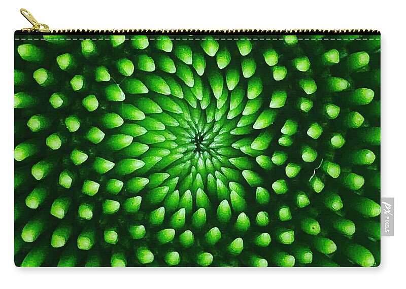 Echinacea Zip Pouch featuring the photograph Echinacea by Maz Ghani