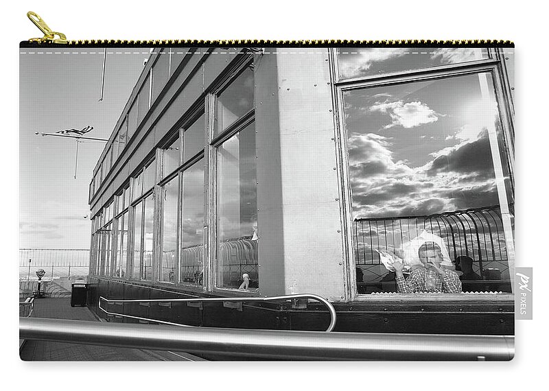 Empire State Building Zip Pouch featuring the photograph Empire State by Edward Lee