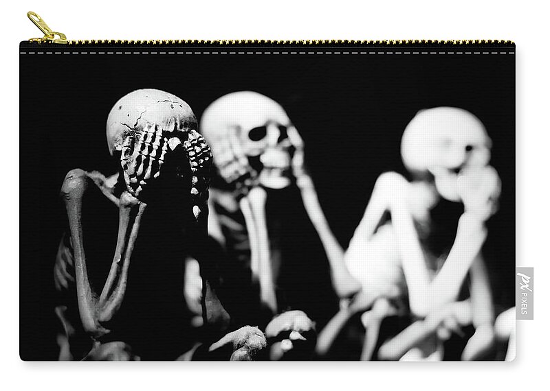 Skeleton Photo Carry-all Pouch featuring the photograph Endless Summer by Sandra Dalton