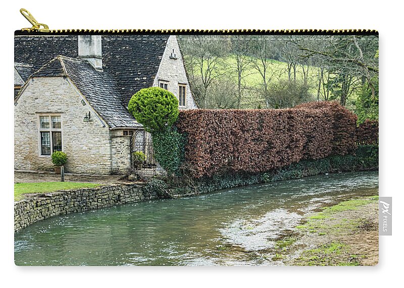 Tourism Zip Pouch featuring the photograph English Creek by Laura Hedien