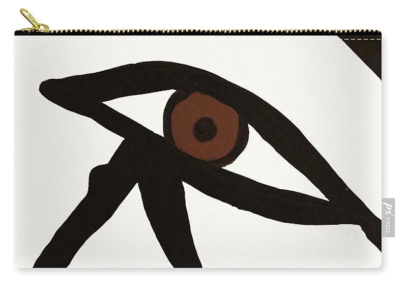 Eye Carry-all Pouch featuring the photograph Eye of Egypt by Sue Harper