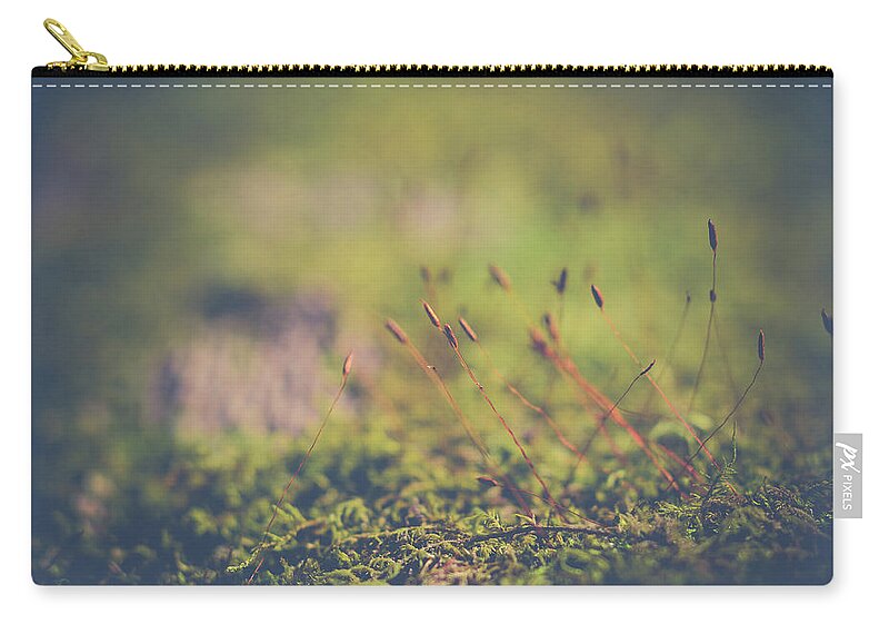 Macro Zip Pouch featuring the photograph Fairy Hunt by Michelle Wermuth