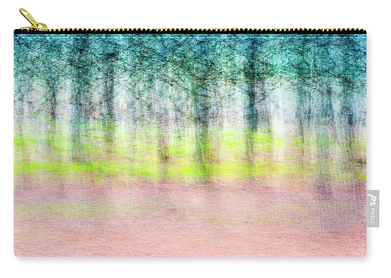 Forest Zip Pouch featuring the photograph Fairytale Forest by Joseph S Giacalone