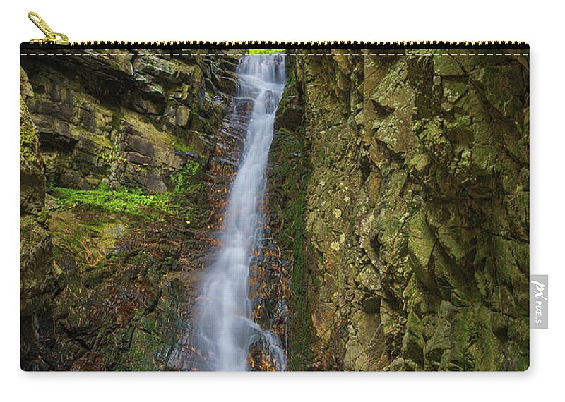 Fall Of Song Zip Pouch featuring the photograph Fall of Sond by Juergen Roth