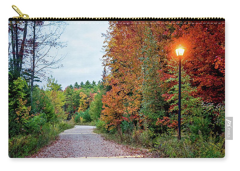 Fall Zip Pouch featuring the photograph Fall Twilight by Samuel M Purvis III