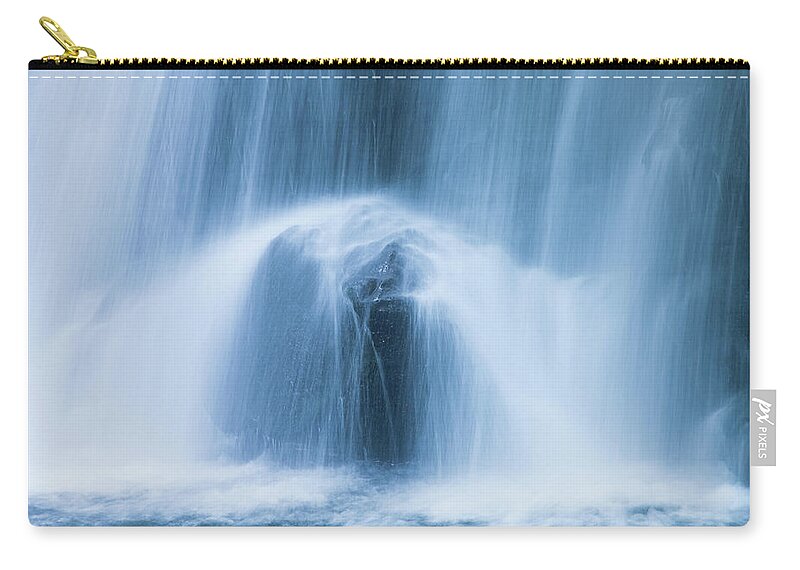 Scenics Zip Pouch featuring the photograph Falling Water by Ooyoo