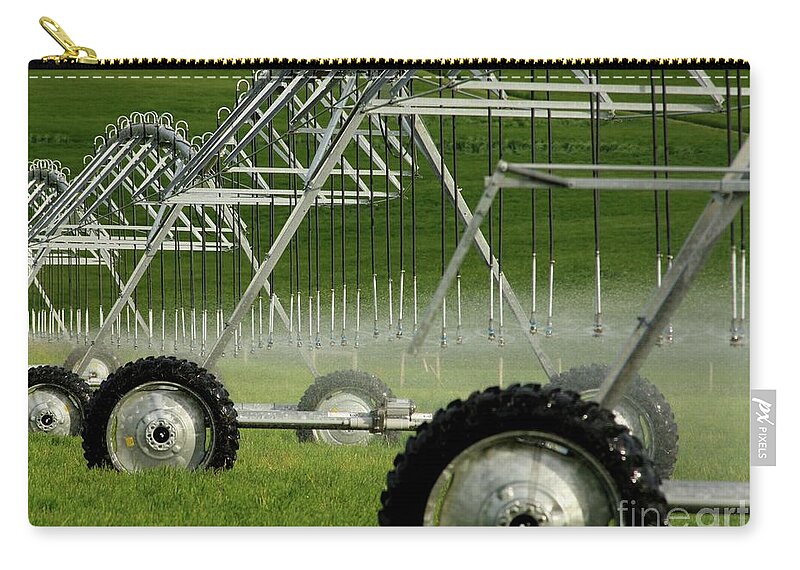 Montana Carry-all Pouch featuring the photograph Farm Irrigation by Terri Brewster