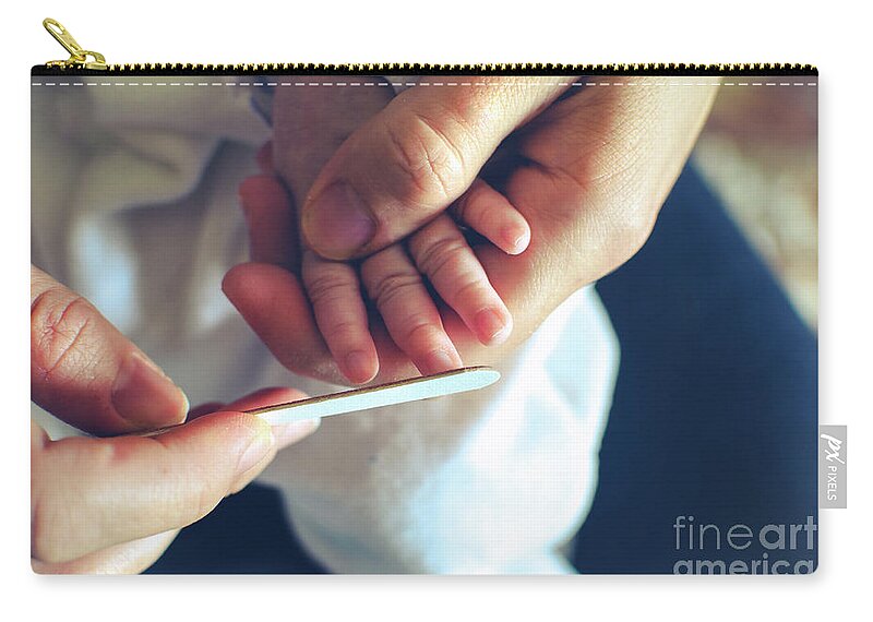 Filing Nails Newborn Avoid Scratches - Baby Nail File Cut Carry-all Pouch  by Luca Lorenzelli - Fine Art America