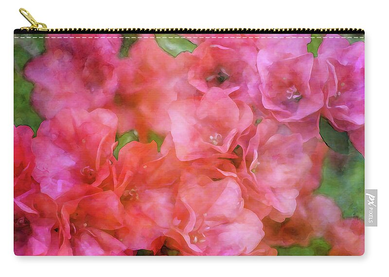 Impressionist Zip Pouch featuring the photograph Fleeting Permanence of Color 6507 IDP_2 by Steven Ward