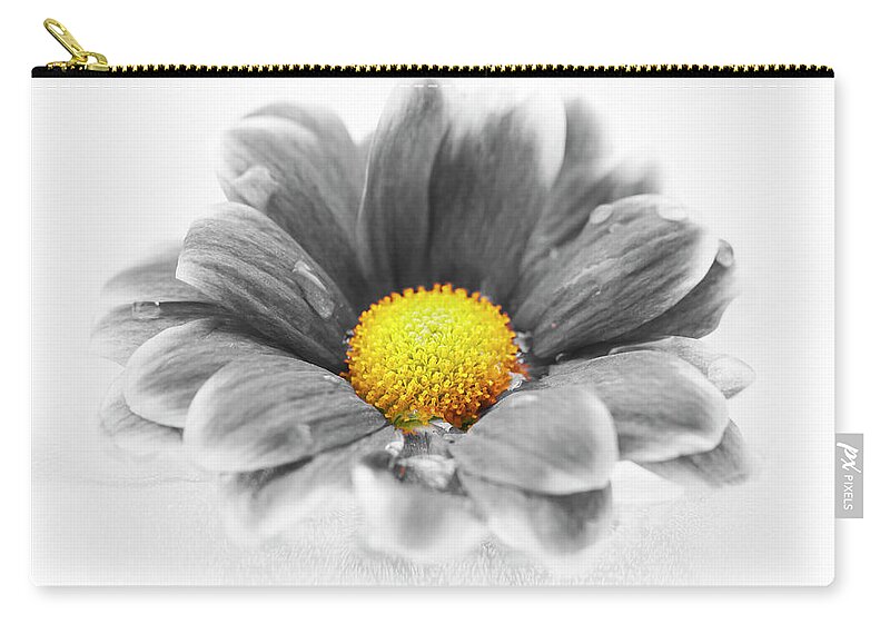 Flower Zip Pouch featuring the photograph Floating Flower by Tanya C Smith