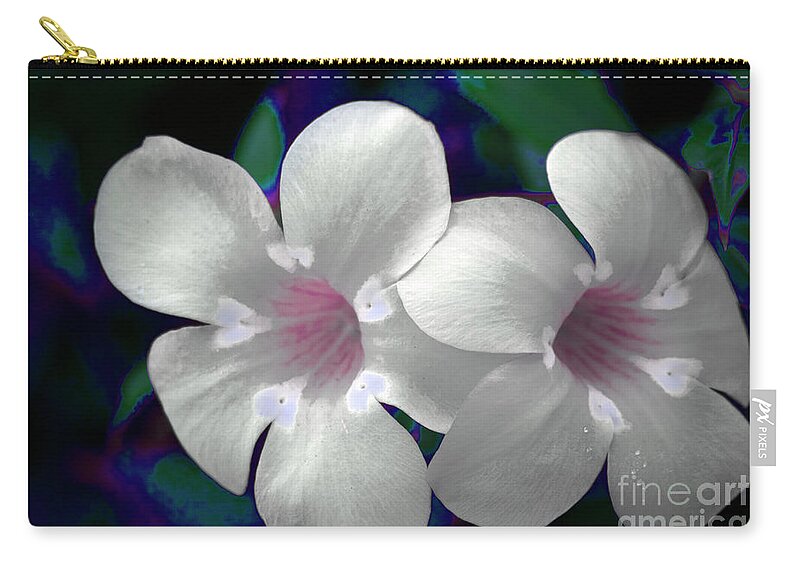 Floral Zip Pouch featuring the photograph Floral Photo A030119 by Mas Art Studio