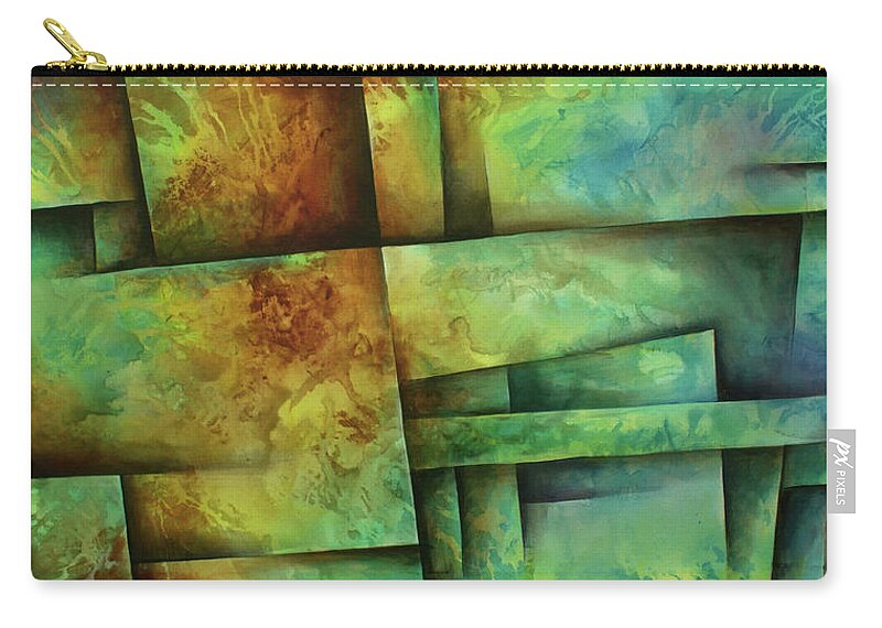  Carry-all Pouch featuring the painting Flowers 7 by Michael Lang