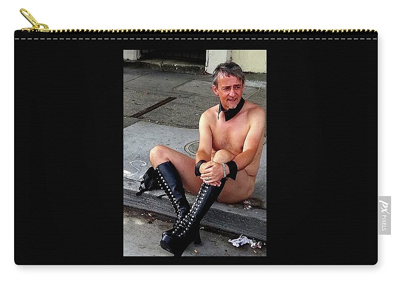 Folsom Street Zip Pouch featuring the photograph Folsom #16 by Sylvan Rogers
