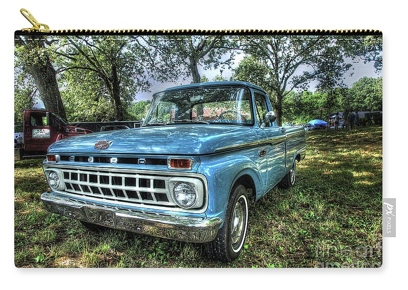 Truck Carry-all Pouch featuring the photograph Ford 100 by Mike Eingle