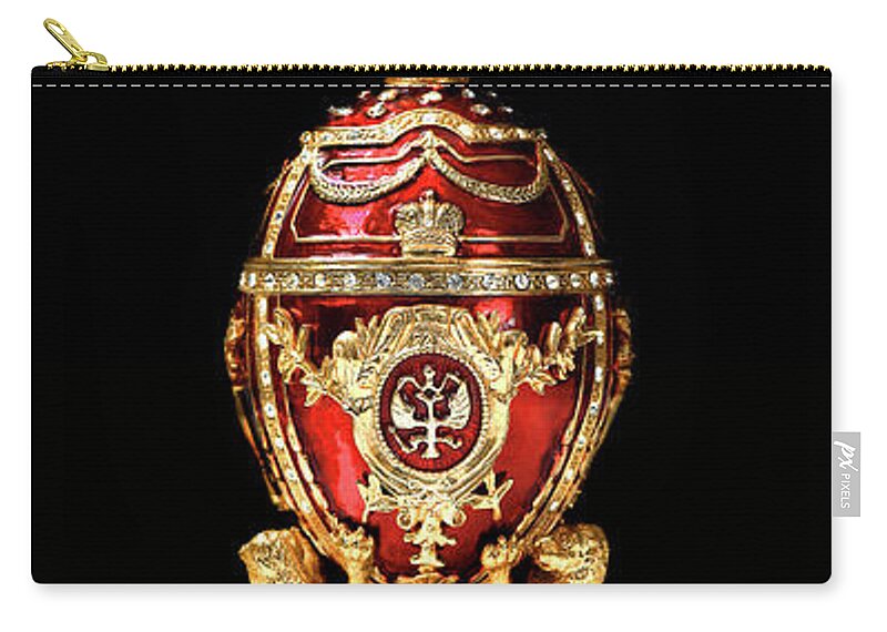 Faberge Egg Zip Pouch featuring the photograph Fragility by Iryna Goodall