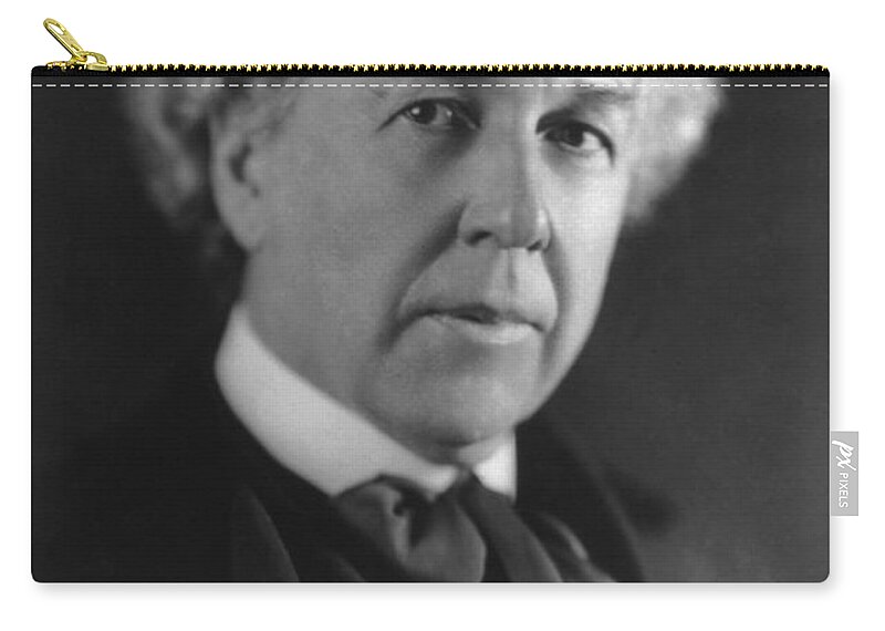 Frank Lloyd Wright Zip Pouch featuring the photograph Frank Lloyd Wright by Digital Reproduction