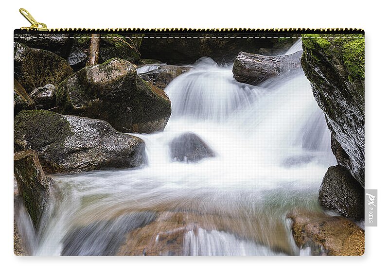 Ahrntal Zip Pouch featuring the photograph Frankbach, South Tyrol by Andreas Levi