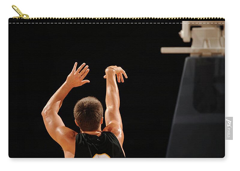 Activity Zip Pouch featuring the photograph Free Throw by Matt brown