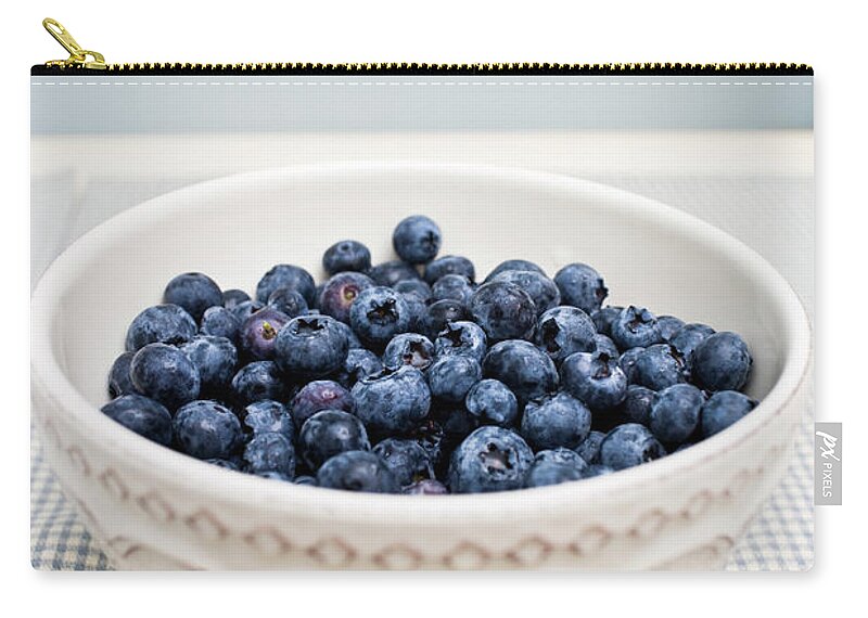 Home Decor Zip Pouch featuring the photograph Fresh Bowl Of Organic And Ripe by Michellegibson