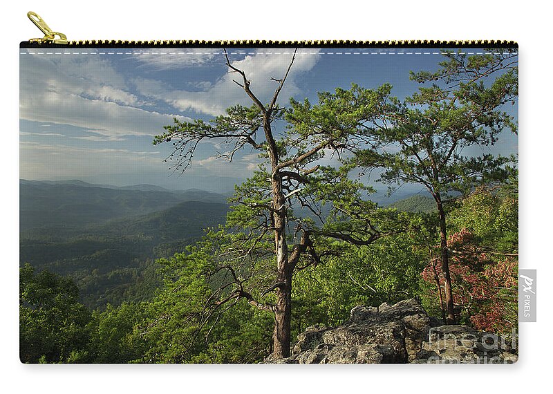 Sunrise Zip Pouch featuring the photograph Fresh Mountain Morning by Mike Eingle