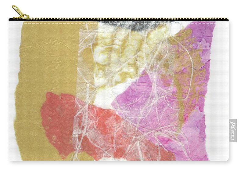 Collage Zip Pouch featuring the mixed media Fresh Pressed #2 by Christine Chin-Fook