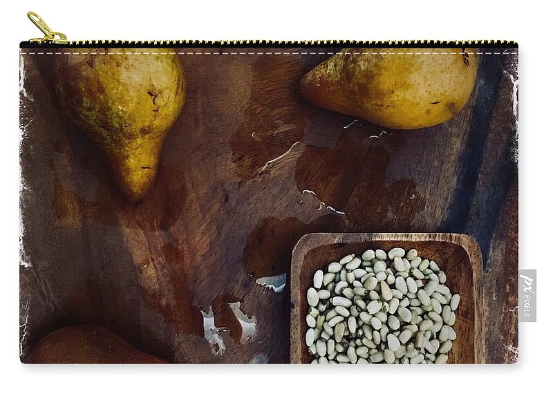 Fruits Zip Pouch featuring the photograph Fruits and Nuts by Alexander Fedin