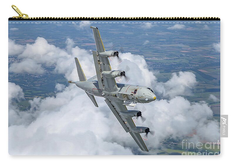 German Carry-all Pouch featuring the photograph German Navy, Lockheed P-3 Orion, b9 by Nir Ben-Yosef