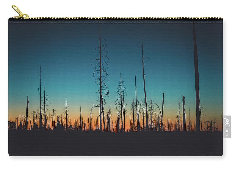 North Rim Zip Pouch featuring the photograph Ghosts of the Warm Fire by Ryan Lima