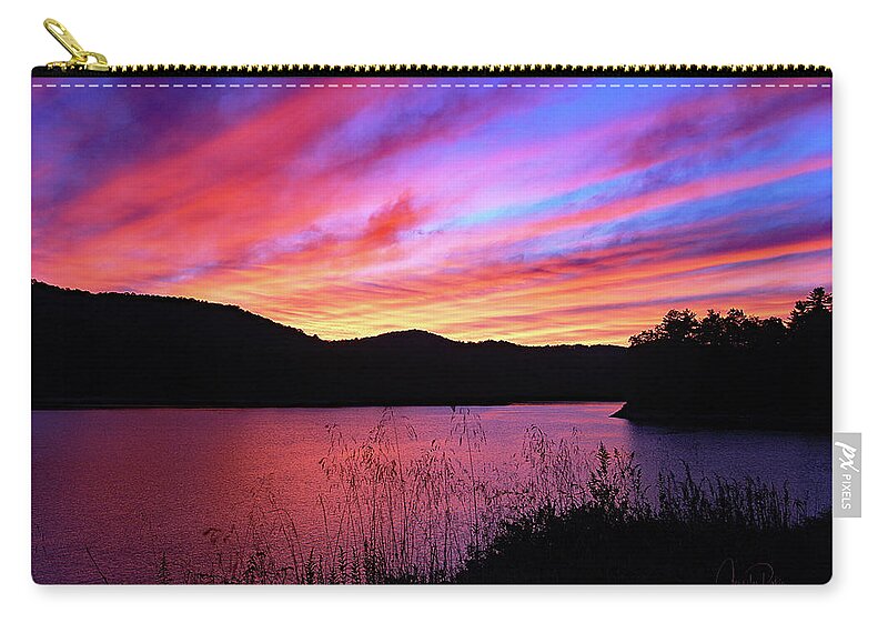 North Carolina Zip Pouch featuring the photograph Glenville Masterpiece by Jennifer Robin