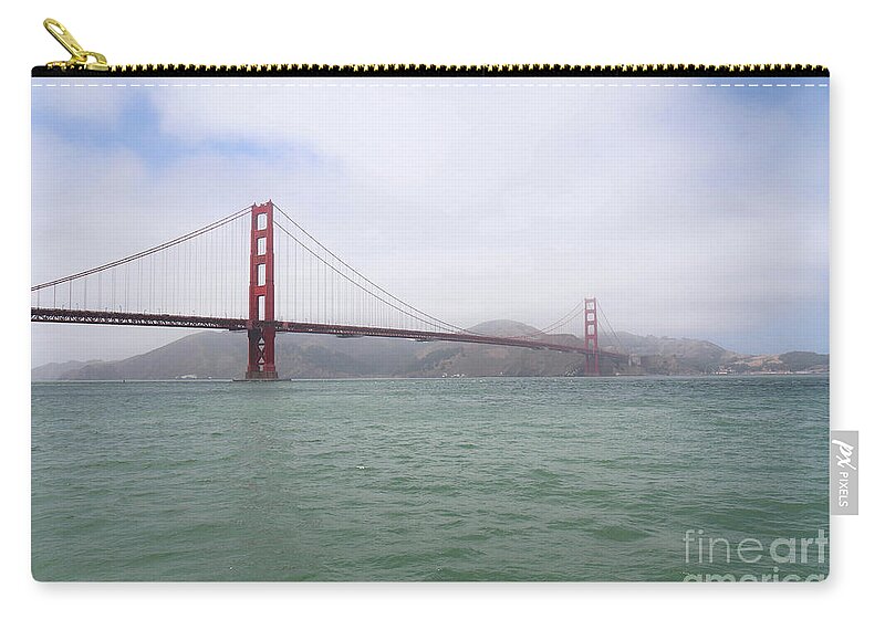 Golden Gate Bridge Zip Pouch featuring the photograph Golden Gate Bridge III by Veronica Batterson