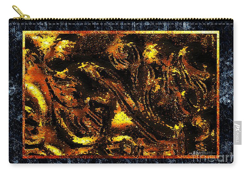 Gold Carry-all Pouch featuring the photograph Golden Ship of Stars and Dreams by Aberjhani