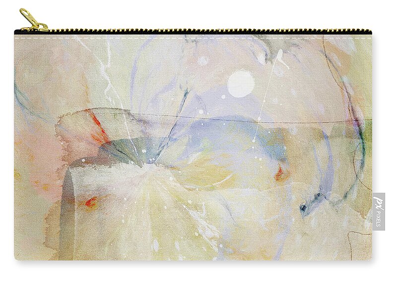 Abstract Carry-all Pouch featuring the photograph Gracie's Dress by Karen Lynch