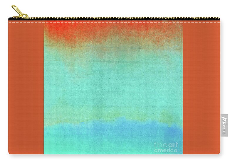 Gradients Zip Pouch featuring the painting Gradients II by Mindy Sommers