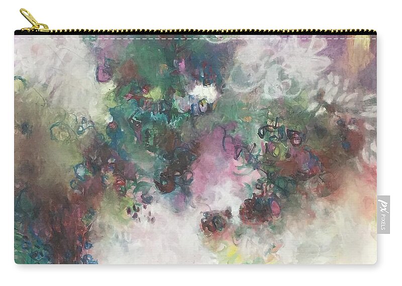 Graduate Zip Pouch featuring the painting Graduation Day by Laurie Maves ART