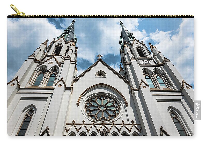 Church Zip Pouch featuring the photograph Grand Entrance by Joseph Caban