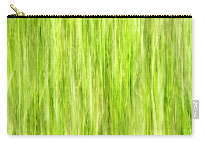 Grass Carry-all Pouch featuring the photograph Grass Pattern 2 by Kathy Paynter
