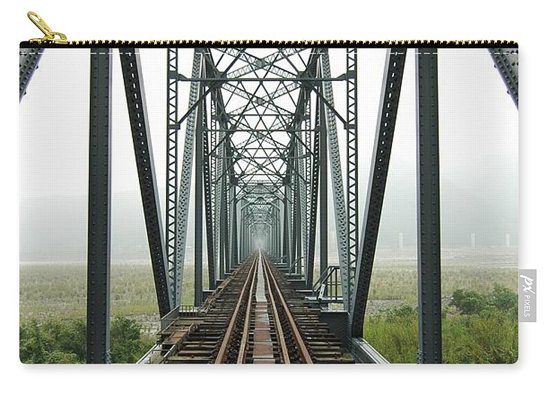 Tranquility Zip Pouch featuring the photograph Great Bridge by Ming-chung's Photo