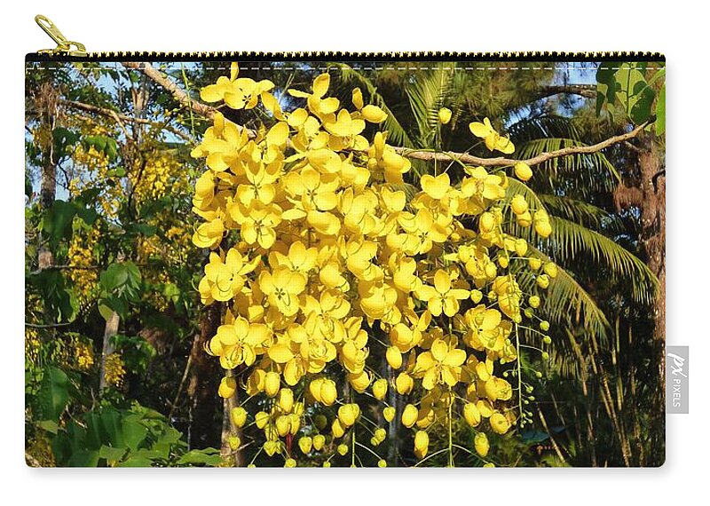 Fine Art Zip Pouch featuring the photograph Guatemalan Blossoms by Amelia Racca